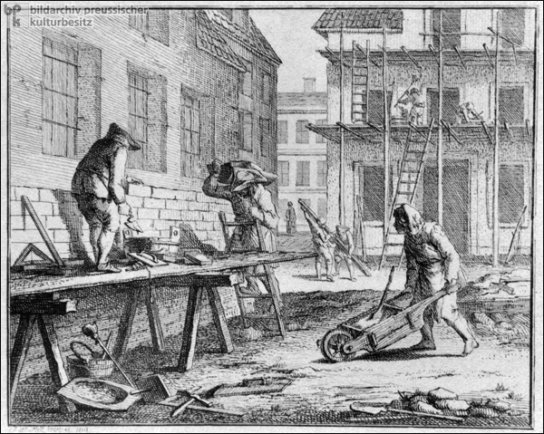 Masons and Bricklayers (c. 1750)